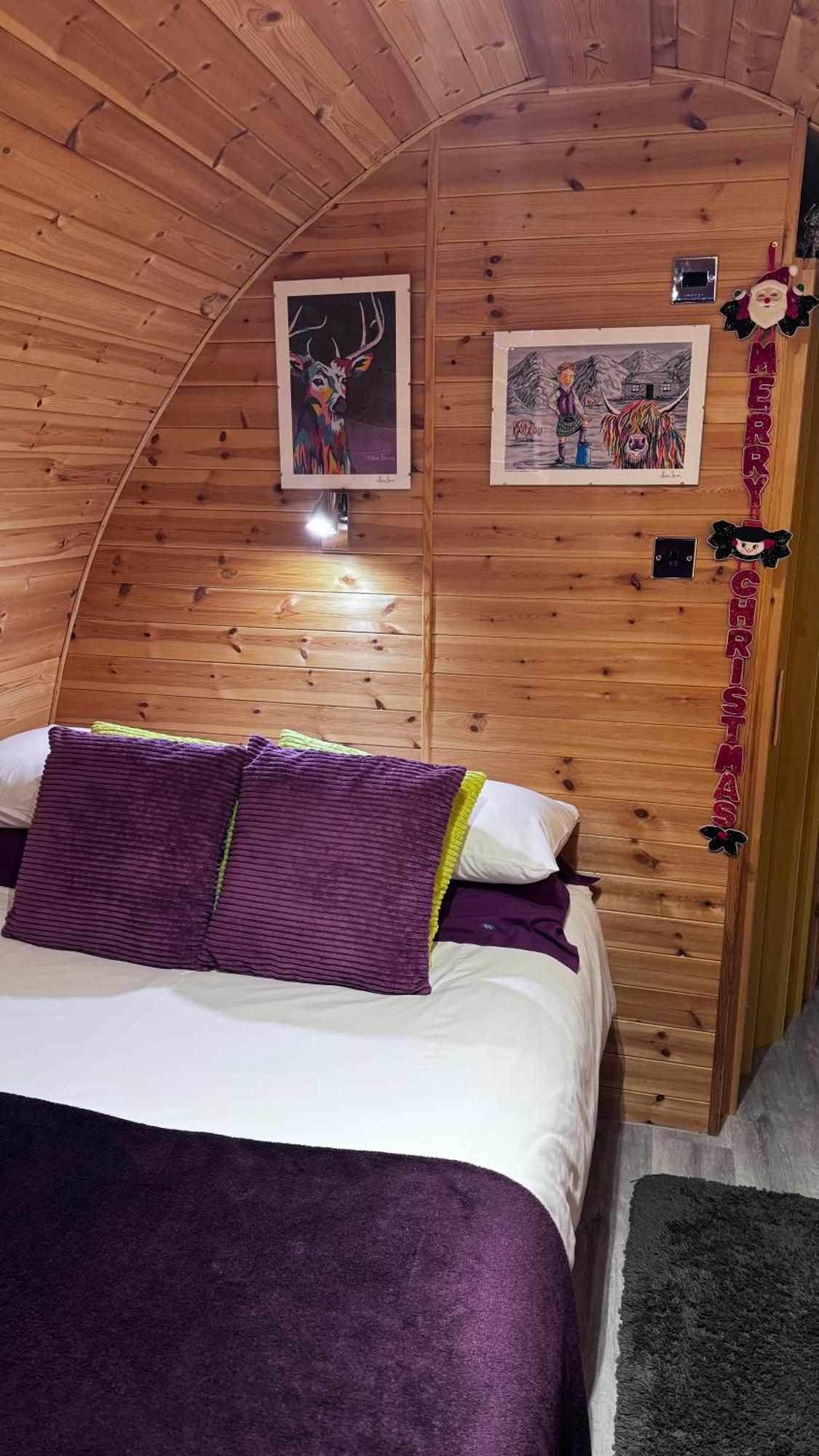 Heatherbrae Cosy Wooden Pod Кайл-оф-Лохалш Экстерьер фото